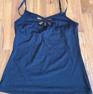 Fabletics tank top with flower cutout